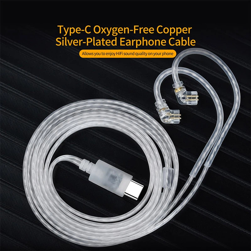 KZ Earphones Cable OFC Silver  - Wired Earphone Mic review and price