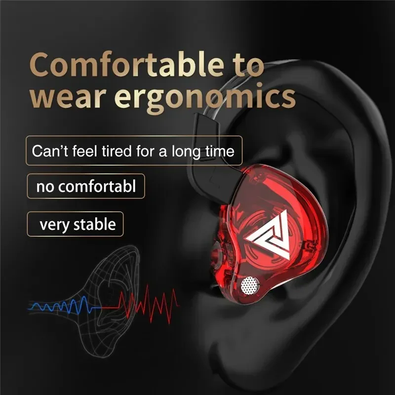 Original QKZ AK6 Copper Driver - Audiophile Headphone Wired review and price