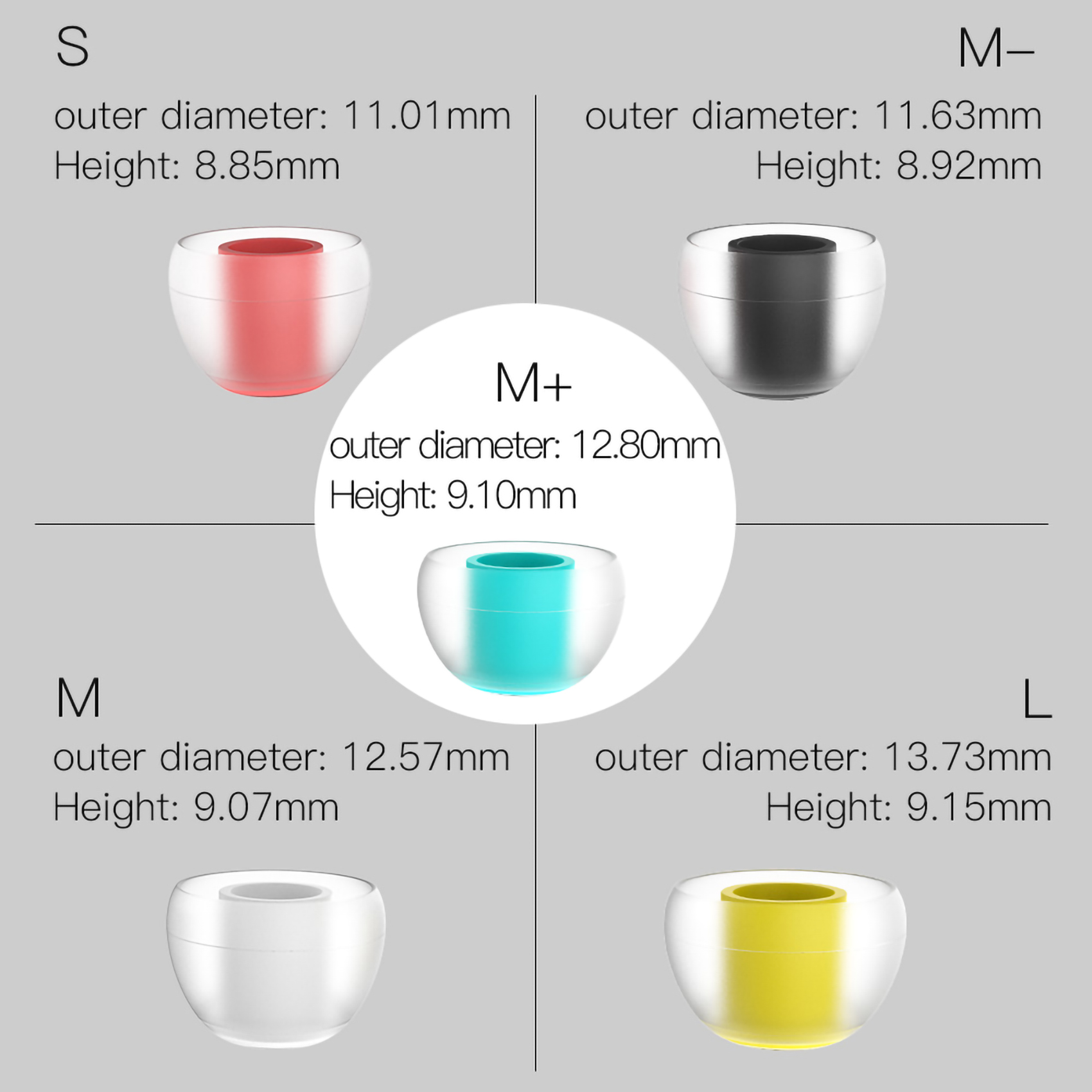 SIWRE 07 Silicone Eartips For  - In Ear Monitor Iem review and price