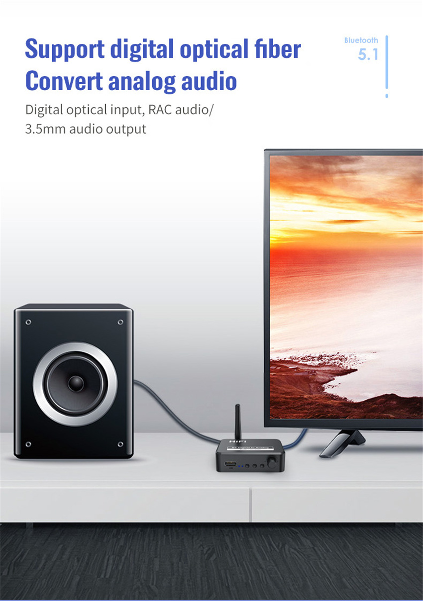 Digital to Analog Audio DAC Co - Bluetooth Adapter Receiver review and price