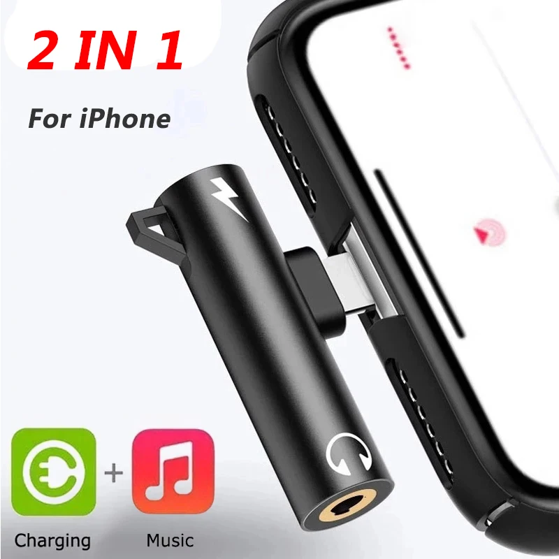 2 In1 Adapter Splitter For iPh - Earphone Splitter Jack review and price