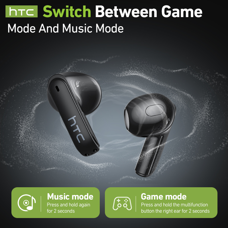 hTC Wireless Gaming Earbuds LC - Earbuds Charging Case review and price